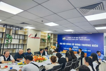 Đại hội đồng cổ đông thường niên 2025 của Công ty CP Địa ốc Đà Lạt diễn ra thành công tốt đẹp