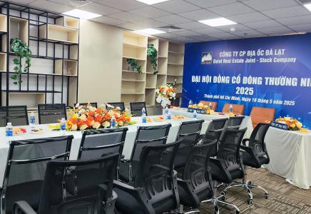 Đại hội đồng cổ đông thường niên 2025 của Công ty CP Địa ốc Đà Lạt diễn ra thành công tốt đẹp
